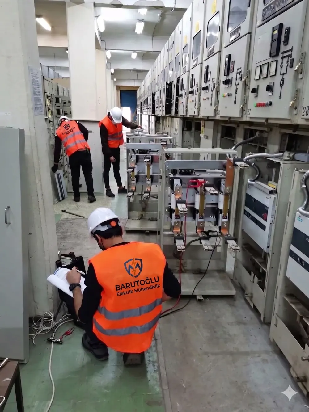 YG arıza bakım ve termal kamera ile trafo tesis denetimi — Barutoğlu